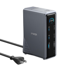 Trạm Sạc Đa Năng 14-in-1 ANKER Prime A83B6 160W (Dual-Display, 1*RJ-45 1Gbps, 2*USB-C 10Gbps, 2*USB-C 100W Max, 1*USB-A 10Gbps, 1*USB-A 12W Max, 1*3.5mm, 3*USB-A 480Mbps, 2*HDMI2.0 4K@60Hz, 1*USB-C Upstream Port)