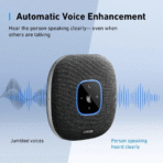 Loa Bluetooth ANKER A3302 (6700mAh, 24H, Automatic Voice Enhancement, 360° Voice Pick Up, Double Talk, PowerIQ Technology, DPS) - Ảnh 4