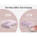 Pin Dự Phòng Từ Tính Kiêm Sạc Không Dây Qi2 1C ANKER Maggo A1654 10000mAh 27W (With Stand, Sạc Không Dây Chuẩn Qi2 15W, Smart Digital Display, Wireless PowerIQ) - Ảnh 4