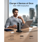 Đế Sạc Từ Tính 4-in-1 Cho Pin Dự Phòng Anker Prime ANKER A1902 100W (1*Pogo Plug + 2*Type-C + 1*USB-A, Smart Digital Display) - Ảnh 4