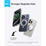 Ốp Lưng Từ Tính Anker MagGo A90H1 for iPhone 16 Pro/Pro Max (With Ring Stand, Magnetic 360°) - Ảnh 4