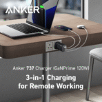 Củ Sạc Nhanh ANKER 737 GaNPrime A2148 120W (PowerIQ™ 4.0, ActiveShield™ 2.0, GaN II, Anker GaNPrime™, 2C+1A) - Ảnh 4