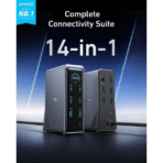 Trạm Sạc Đa Năng 14-in-1 ANKER Prime A83B6 160W (Dual-Display, 1*RJ-45 1Gbps, 2*USB-C 10Gbps, 2*USB-C 100W Max, 1*USB-A 10Gbps, 1*USB-A 12W Max, 1*3.5mm, 3*USB-A 480Mbps, 2*HDMI2.0 4K@60Hz, 1*USB-C Upstream Port) - Ảnh 4