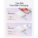 Pin Dự Phòng Kèm Cáp Type-C ANKER Zolo A1688 10000mAh 30W (USB + Type-C Port, Digital Display) - Ảnh 5