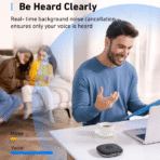 Loa Bluetooth ANKER A3302 (6700mAh, 24H, Automatic Voice Enhancement, 360° Voice Pick Up, Double Talk, PowerIQ Technology, DPS) - Ảnh 5