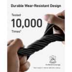 Cáp Sạc Nhanh C to C ANKER 543 A80E5 240W (0.9m, 480Mbps, Nylon Braided Cable) - Ảnh 5