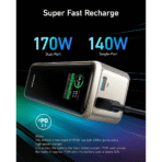 Pin Dự Phòng 2C+1A ANKER Prime A1340 27650mAh 250W (Smart LED Display, MultiProtect System, ActiveShield™ 2.0, Support App) - Ảnh 5