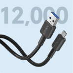 Cáp Sạc Nhanh USB to Type-C ANKER 322 A81H5 15W (480Mbps, Nylon Braided Cable) - Ảnh 6