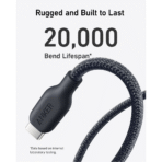 Cáp Sạc Nhanh C to C ANKER 543 A80E5 240W (0.9m, 480Mbps, Nylon Braided Cable) - Ảnh 6