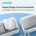 Pin Dự Phòng Kiêm Sạc Không Dây Cho Apple Watch ANKER Nano A1657 10000mAh 35W (With Type-C Built-in Cable, Smart Digital Display, MultiProtect ActiveShield, Wireless PowerIQ) - Ảnh 6