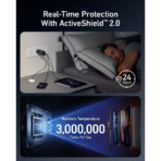 Củ Sạc Nhanh ANKER 737 GaNPrime A2148 120W (PowerIQ™ 4.0, ActiveShield™ 2.0, GaN II, Anker GaNPrime™, 2C+1A) - Ảnh 6