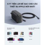 Củ Sạc Nhanh ANKER Nano GaN B2679 100W (ActiveShield™ 2.0, Kèm Cáp C to C 1.8m, 1C) - Ảnh 6