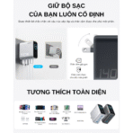 Củ Sạc Nhanh ANKER Zolo B2697 140W (ActiveShield™ 2.0, Smart LED Display, GaN Charger, Kèm Cáp Zolo C to C 240W, 3C+1A) - Ảnh 6