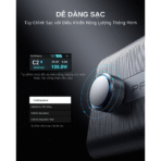 Trạm Sạc Nhanh ANKER GaNPrime A2345 250W (LCD Display, Smart Control Dial, Support APP, GaNPrime™, MultiProtect & ActiveShield™ 3.0, PowerIQ™ 4.0, 4C+2A) - Ảnh 7