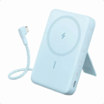 Pin Dự Phòng Từ Tính Kiêm Sạc Không Dây Qi Kèm Cáp Type-C ANKER Zolo A1685 10000mAh 30W (With Stand, Sạc Không Dây 7.5W) - Ảnh 8