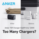 Củ Sạc Nhanh ANKER 737 GaNPrime A2148 120W (PowerIQ™ 4.0, ActiveShield™ 2.0, GaN II, Anker GaNPrime™, 2C+1A) - Ảnh 9