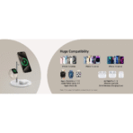 Đế Sạc Không Dây Từ Tính 3-in-1 Qi2 ANKER MagGo B25M3 15W (ActiveShield™, MultiProtect™, Kèm củ sạc và cáp sạc C to C) - Ảnh 10