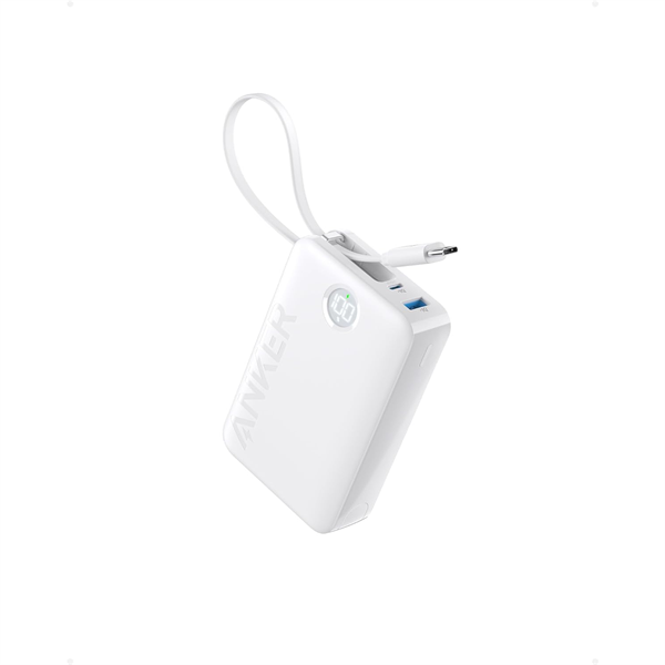 Pin Dự Phòng ANKER Prime A1647 20000mAh 22.5W (Digital Display, ActiveShield™ 2.0, With Built-In USB-C cable, C+A)