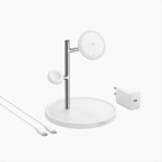 Đế Sạc Không Dây Từ Tính 3-in-1 Qi2 ANKER MagGo B25M3 15W (ActiveShield™, MultiProtect™, Kèm củ sạc và cáp sạc C to C)