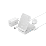 Đế Sạc Không Dây Từ Tính 3-in-1 Qi2 ANKER MagGo B2557 15W (MFi certified, Wireless PowerIQ™, Kèm củ sạc 40W và cáp sạc C to C)