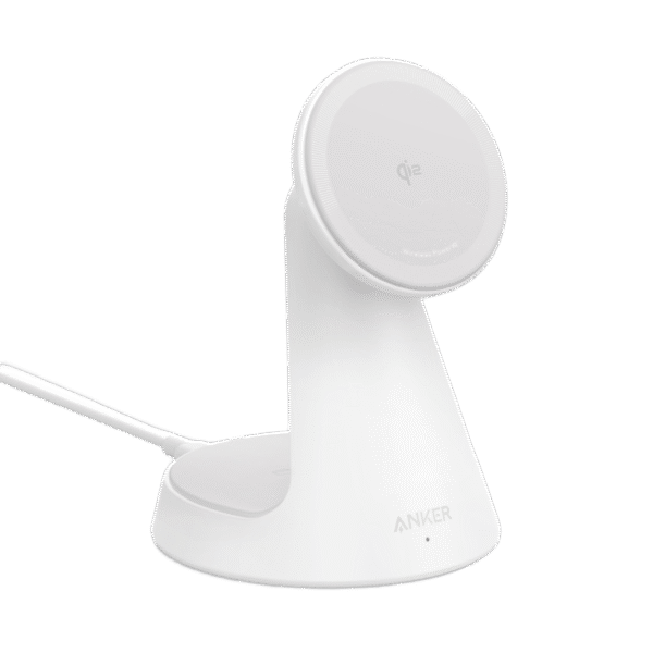 Đế Sạc Đứng Không Dây Từ Tính 2-in-1 Qi2 ANKER MagGo A25M7 15W (Xoay Ngang 360° & Dọc 50°-70°, Sạc Không Dây Chuẩn Qi2, ActiveShield™ 2.0)