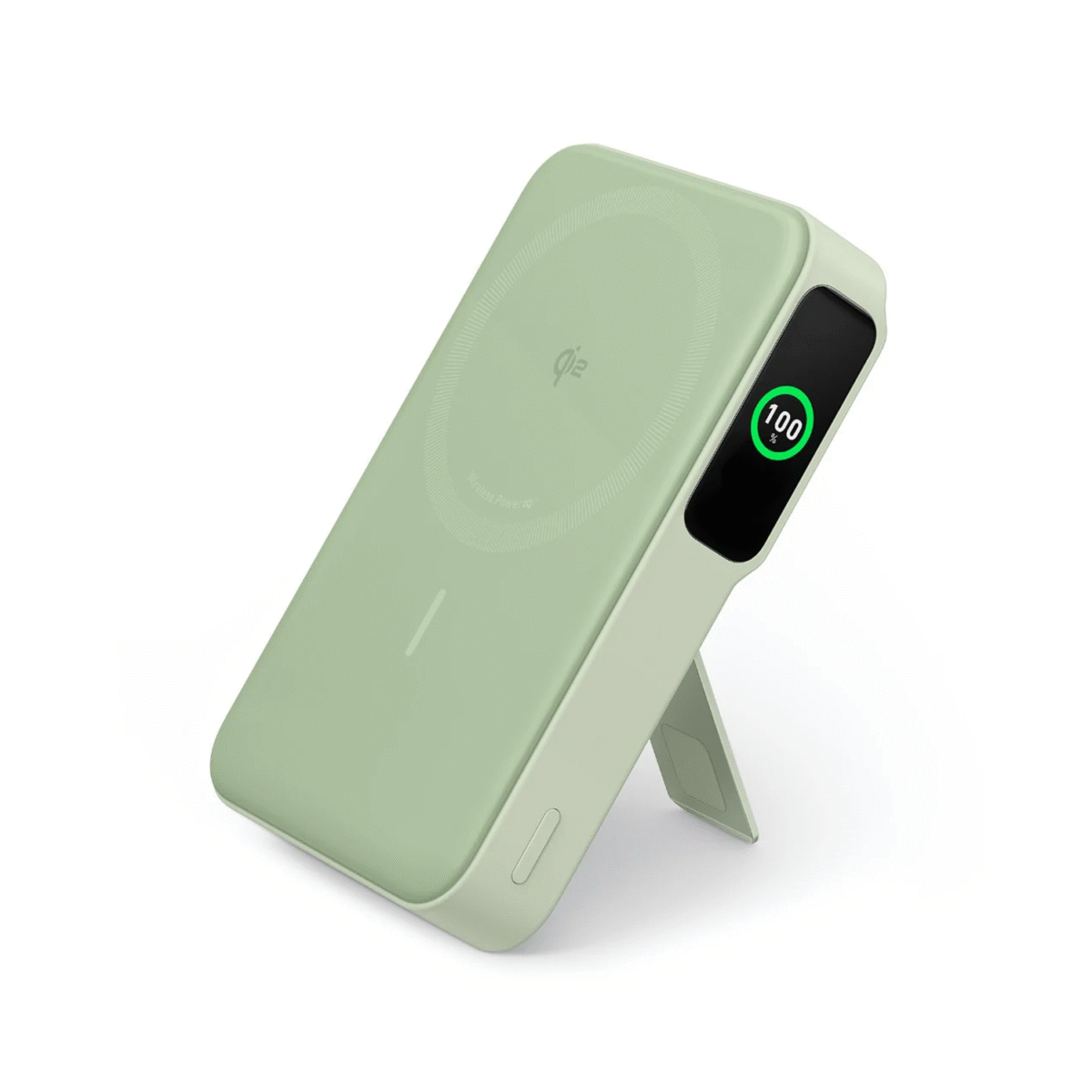 Pin Dự Phòng Từ Tính Kiêm Sạc Không Dây Qi2 1C ANKER Maggo A1654 10000mAh 27W (With Stand, Sạc Không Dây Chuẩn Qi2 15W, Smart Digital Display, Wireless PowerIQ) - Ảnh 1