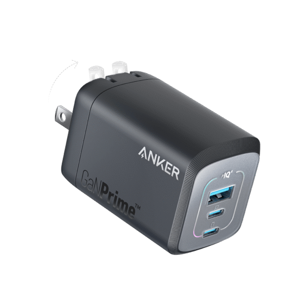 Củ Sạc Nhanh ANKER 737 Prime A2343 100W (PowerIQ™ 4.0, ActiveShield™ 2.0, GaN II, Anker GaNPrime™, 2C+1A)