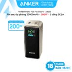 Pin Dự Phòng ANKER GaN Prime A1336 20000mAh 200W (Smart LED Display, MultiProtect System, ActiveShield™ 2.0, 2C+1A) - Ảnh 2
