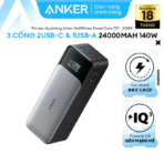 Pin Dự Phòng ANKER 737 GaN Prime A1289 24000mAh 140W (Smart LED Display, MultiProtect System, ActiveShield™ 2.0, 2C+1A) - Ảnh 2