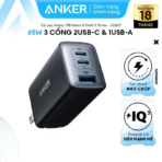 Củ Sạc Nhanh ANKER PowerPort III A2667 65W (GaN II Charger, 2C+1A) - Ảnh 2