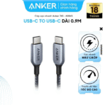 Cáp Sạc Nhanh C to C ANKER 765 A8865 140W (0.9m, 480Mbps, Nylon Braided Cable) - Ảnh 2