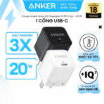 Củ Sạc Nhanh ANKER PowerPort III A2149 20W (GaN Charger) - Ảnh 2