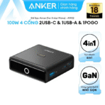 Đế Sạc Từ Tính 4-in-1 Cho Pin Dự Phòng Anker Prime ANKER A1902 100W (1*Pogo Plug + 2*Type-C + 1*USB-A, Smart Digital Display) - Ảnh 2