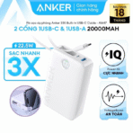 Pin Dự Phòng ANKER Prime A1647 20000mAh 22.5W (Digital Display, ActiveShield™ 2.0, With Built-In USB-C cable, C+A) - Ảnh 2