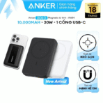 Pin Dự Phòng Không Dây Qi ANKER Zolo A1684 10000mAh 30W (Sạc Không Dây 15W) - Ảnh 2