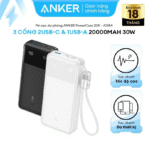 Pin Dự Phòng ANKER Prime A1384 20000mAh 30W ( 2C+1A, Digital Display, MultiProtect System) - Ảnh 2