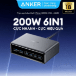 Trạm Sạc Nhanh ANKER Prime A2683 200W (ActiveShield™ 3.0, 4C+2A) - Ảnh 2