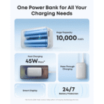 Pin Dự Phòng ANKER Nano A1638 10000mAh 45W (2*Type-C + 1*USB-A,With Built-In Retractable Type-C Cable, Smart LED Display) - Ảnh 3