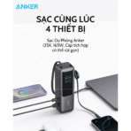 Pin Dự Phòng ANKER Zolo A1695 25000mAh 165W (With 2*Built-in Retractable Type-C Cable, Smart Digital Display, ActiveShield™ 2.0) - Ảnh 3