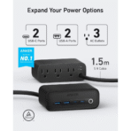 Trạm Sạc Đa Năng 7-in-1 ANKER 525 A91C0 67W (ActiveShield™ 2.0,  3*AC Outlets + 2*USB-A + 2*USB-C) - Ảnh 3