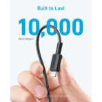 Cáp Sạc Nhanh C to Lightning ANKER 322 A81B5 30W (480Mbps, MFi Certified, Nylon Braided Cable) - Ảnh 3