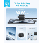 Củ Sạc Nhanh ANKER A2692 45W (ActiveShield™ 3.0, MultiProtect™, GaN Technology) - Ảnh 3