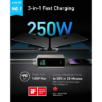Pin Dự Phòng 2C+1A ANKER Prime A1340 27650mAh 250W (Smart LED Display, MultiProtect System, ActiveShield™ 2.0, Support App) - Ảnh 3