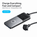 Trạm Sạc Đa Năng ANKER 727 GaNPrime A9126 100W (GaNPrime™, ActiveShield™ 2.0,  1*Wireless charging dock + 2*USB-C + 2*USB-A + 2*AC Outlets) - Ảnh 3