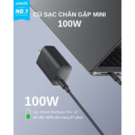 Củ Sạc Nhanh ANKER Nano GaN B2679 100W (ActiveShield™ 2.0, Kèm Cáp C to C 1.8m, 1C) - Ảnh 3