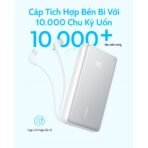 Pin Dự Phòng ANKER Zolo A110E 20000mAh 22.5W (1*Type-C + 1*USB-A Port + Type-C Built-in Cable, Digital Display) - Ảnh 3