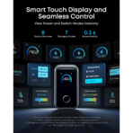 Củ Sạc Nhanh ANKER Prime A2687 160W (3*Type-C port, PowerIQ™ 5.0, Smart Touch Display, Smarter Charging Control, GaNPrime 2.0, ActiveShield™ 4.0) - Ảnh 5