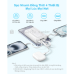 Pin Dự Phòng ANKER Zolo A1681C 20000mAh 45W (1*Type-C + 1*USB-A Port, With Dual Built-in Type-C Cable) - Ảnh 4