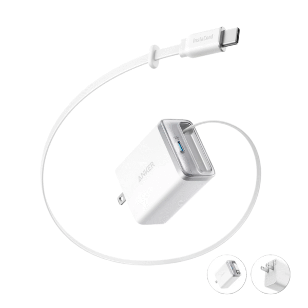 Củ Sạc Nhanh ANKER Nano A2658 35W (Type-C Port + 70cm Built-in Type-C cable, ActiveShield™)