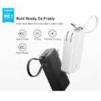 Pin Dự Phòng Kiêm Củ Sạc ANKER A1637 10000mAh 30W (With 25cm Built-In USB-C, Digital Display) - Ảnh 2